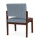Lesro Lenox Armless Guest Chair, 22.5 in W 26 in L 31.5 in H LW1102 - alternate 2